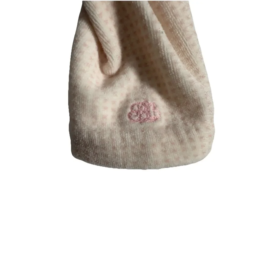 Ralph Lauren Baby Girls Footed Sleeper Pink Ruffle Collar 3M Cotton Blend